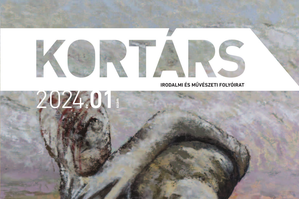 Részlet a Kortárs folyóirat 2024. januári számának borítójáról